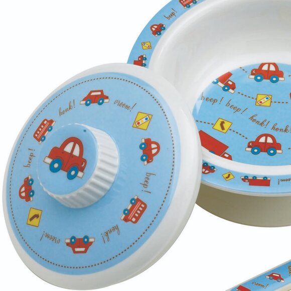NWT Sugarbooger Covered Suction Bowl Set Cars Vroom - Picture 3 of 5